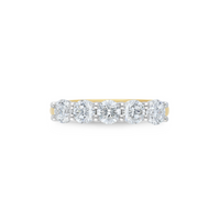 9ct Yellow Gold Lab Grown Diamond Wedding Band