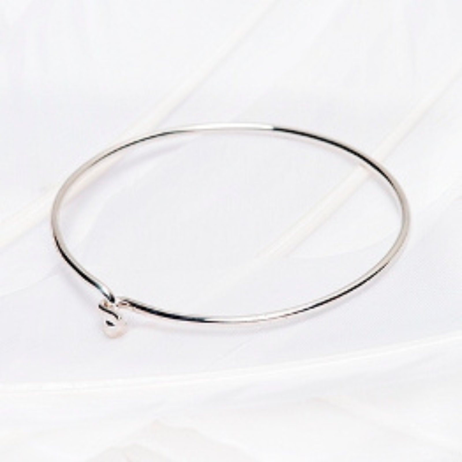 Silver Fine Opening Bangle