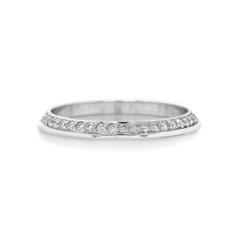 18ct White Gold Diamond Wedding Ring