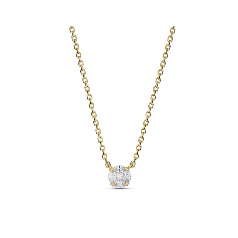 9ct Yellow Gold Diamond Necklace