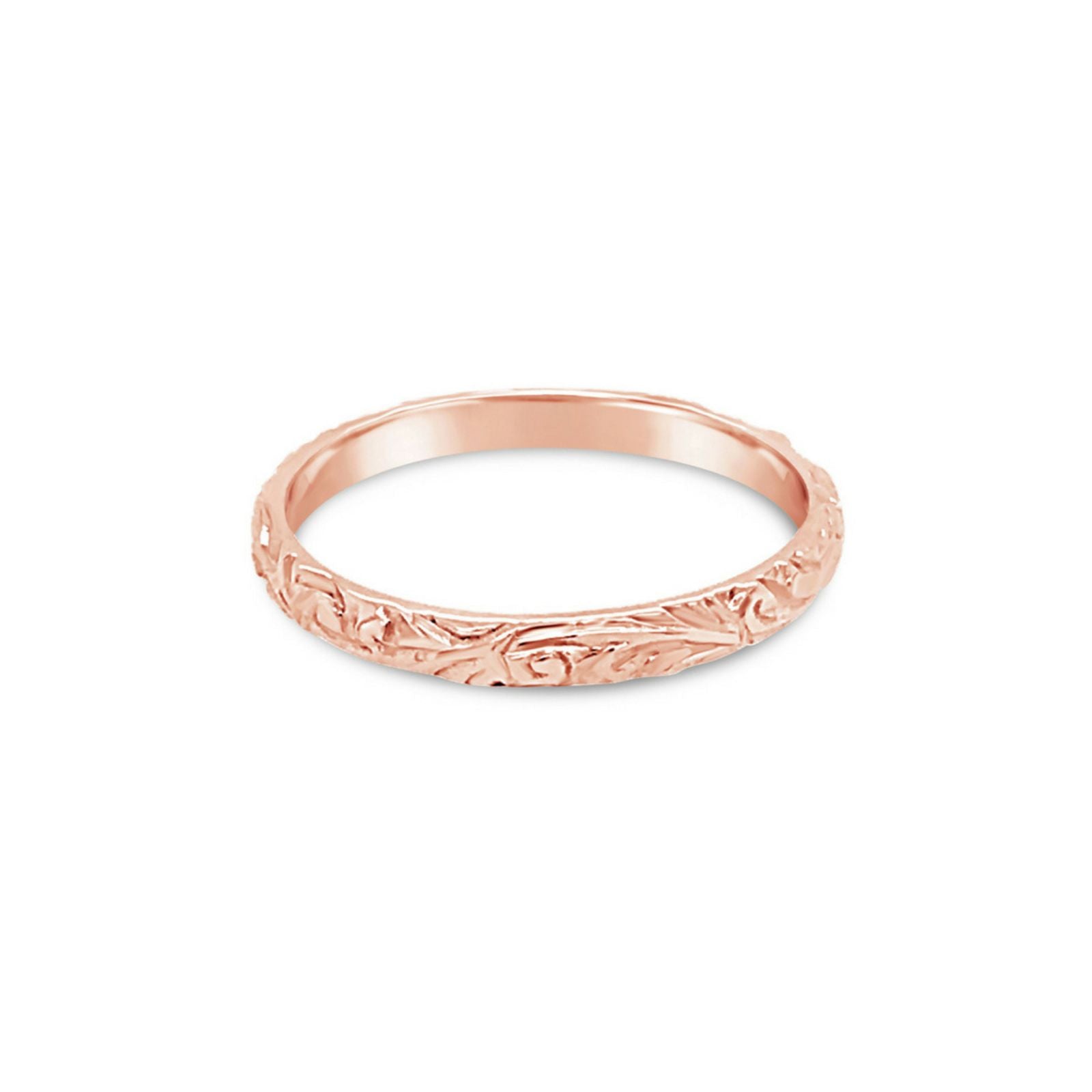 9ct Rose Gold Antique Pattern Dress Ring | My Jewellery Shop