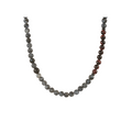 Men's Labradorite,Tiger Eye & Stainless Steel Chain