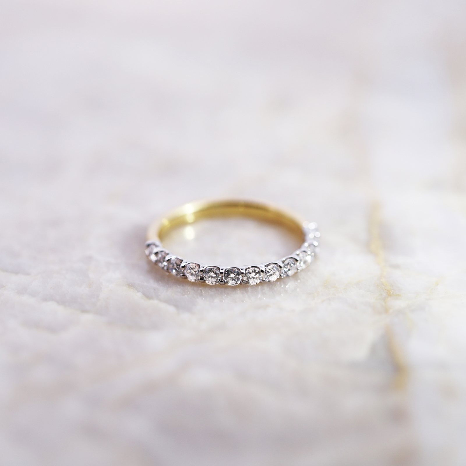 The Tash | 0.55ct Round Lab Grown Diamond Wedding Ring