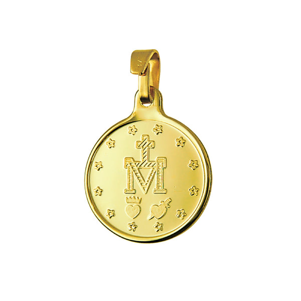 18ct Yellow Gold  Miraculous Pendant - alternate view