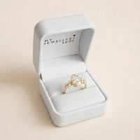18ct Yellow Gold Pear Lab Grown Diamond Engagement Ring
