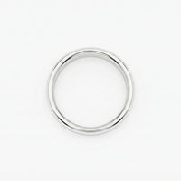 Men's Sterling Silver Plain Wedding Ring