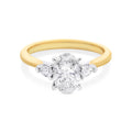 The Alexandra | 1.50ct Trilogy Lab Grown Diamond Engagement Ring