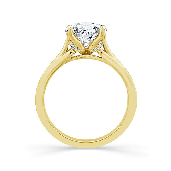 Above Love Star 2.39ct Round Lab Grown Diamond Engagement Ring - alternate view