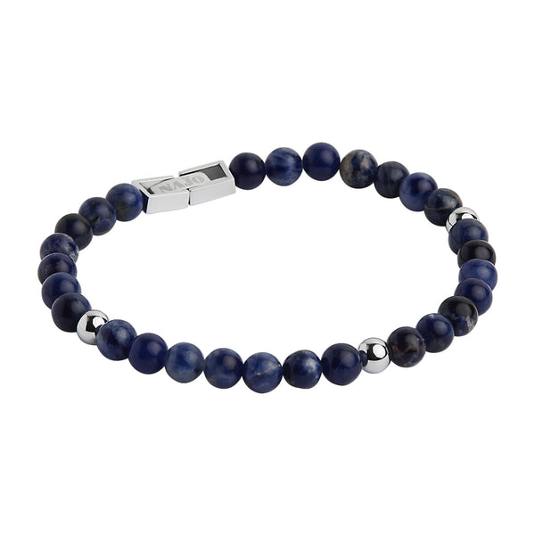Najo Atlas Men's 6mm Beaded Sodalite Bracelet - alternate view