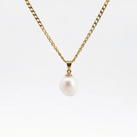 9ct Yellow Gold Baroque Pearl Pendant