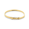 9ct Yellow Gold Solid Childs Expanding Bangle