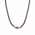 10ct Yellow Gold Chocolate Freshwater Pearl Necklace