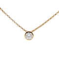 The Bronte | 1.05ct Round Bezel Set Slider Lab Grown Diamond Pendant