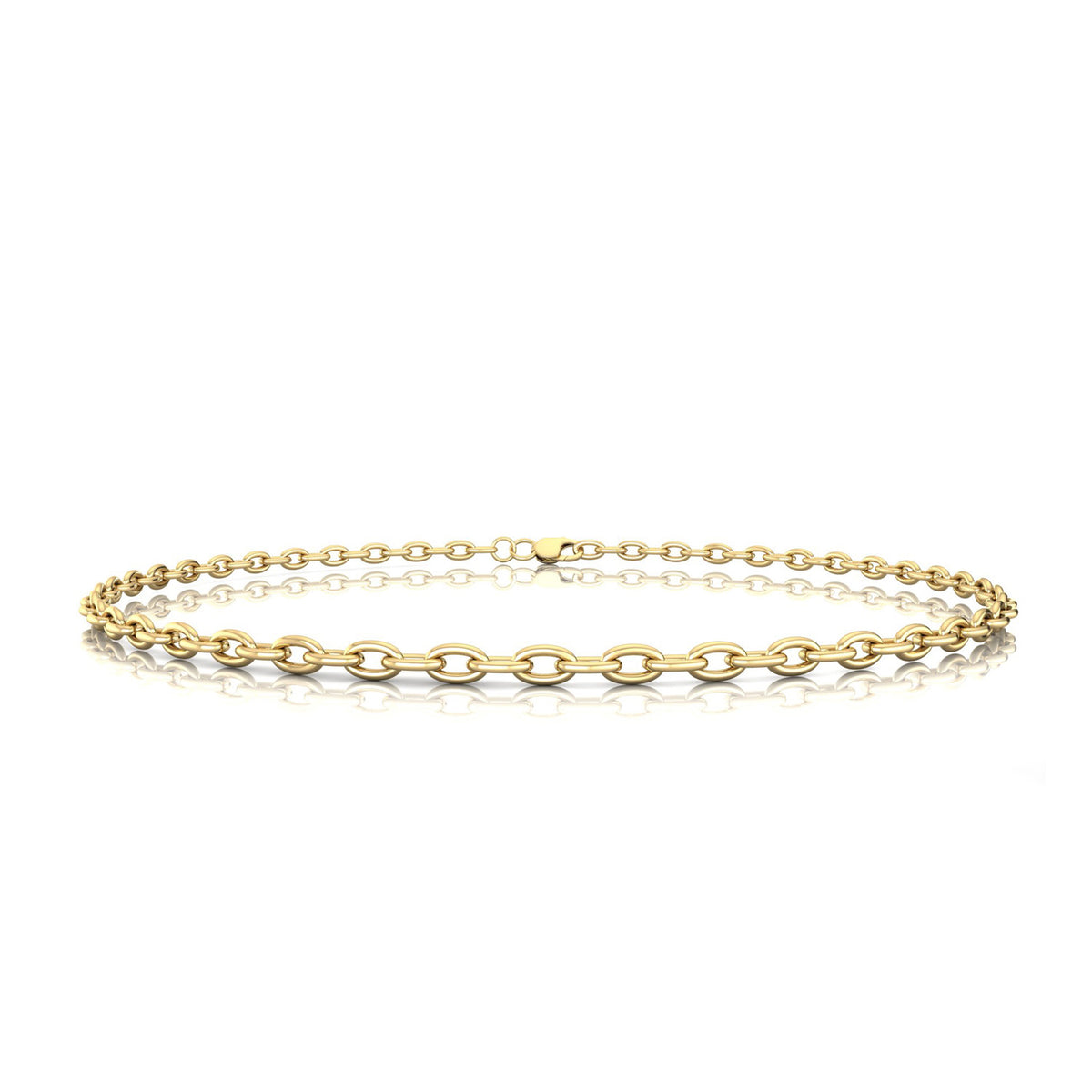Gold Vermeil 22ct Cable Chain