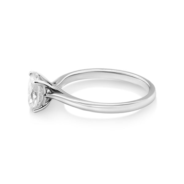 The Alyssia | 1.18ct Oval Lab Grown Diamond Engagement Ring - alternate view