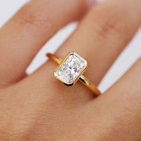 The Bridgette | 1.50ct Radiant Lab Grown Diamond Engagement Ring