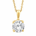 Above Love Star 1.21ct Round Lab Grown Diamond Necklace