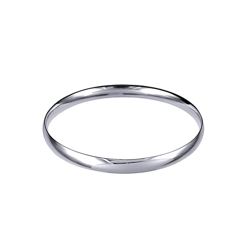 Sterling Silver 7mm Comfort Fit Bangle - alternate view