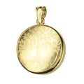 9ct Yellow Gold Tree of Life Memorial Locket