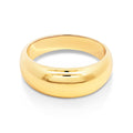 9ct Yellow Gold Narrow Dome Dress Ring
