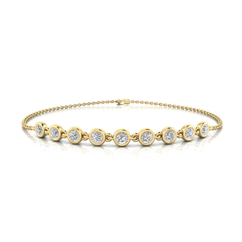 Gold Vermeil 22ct Lab Grown Diamond Bracelet