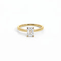 1.00ct Emerald Cut Lab Grown Diamond Engagement