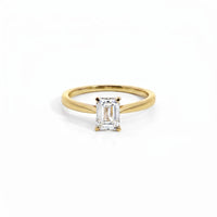 1.00ct Emerald Cut Lab Grown Diamond Engagement