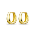 Yellow Gold Plated Chunky Mini Hoop