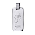 Fine Silver Scorpio Zodiac Pendant