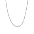 Sterling Silver 45cm Diamond Cut Curb Chain