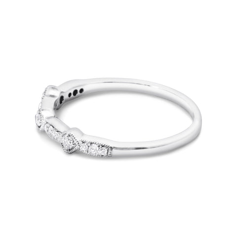 9ct White Gold Diamond Wedding Ring - alternate view