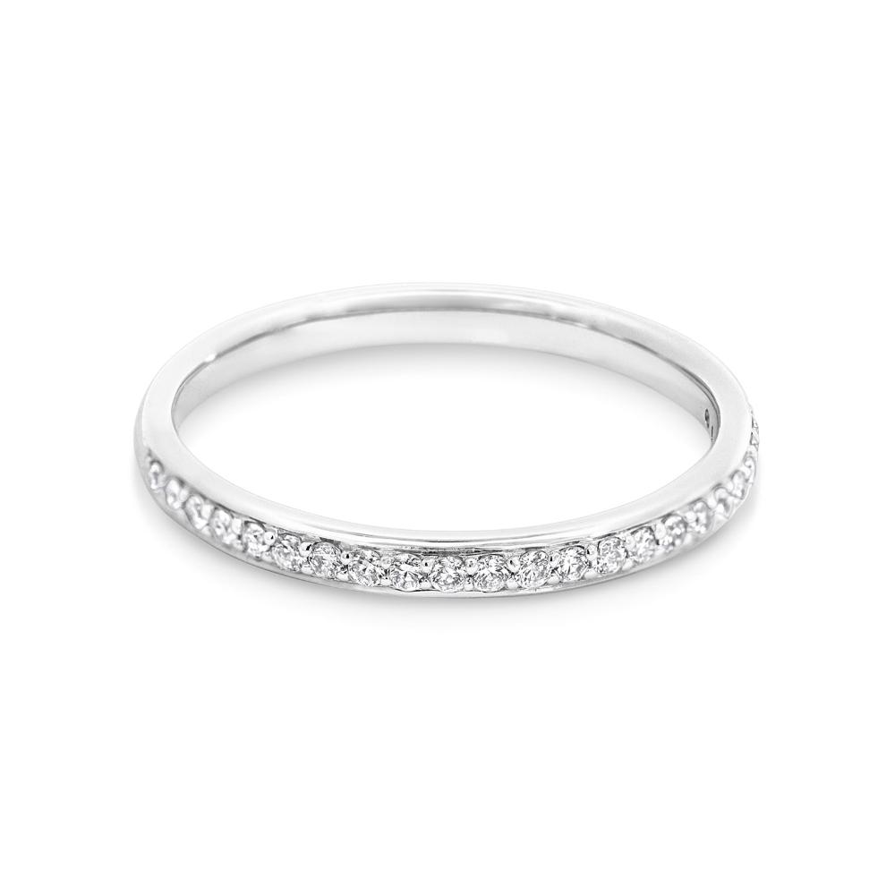 18ct White Gold Diamond Wedding Ring My Jewellery Shop