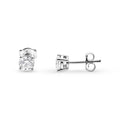 9ct White Gold 1.00ct Lab Grown Diamond Stud Earrings
