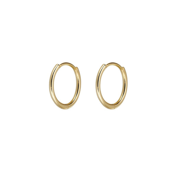 Sterling Silver Yellow Gold Plated Sleeper - alternate view