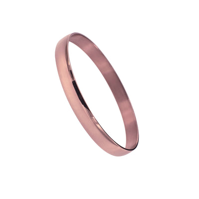 Rose Plated 69mm Polished bangle - alternate