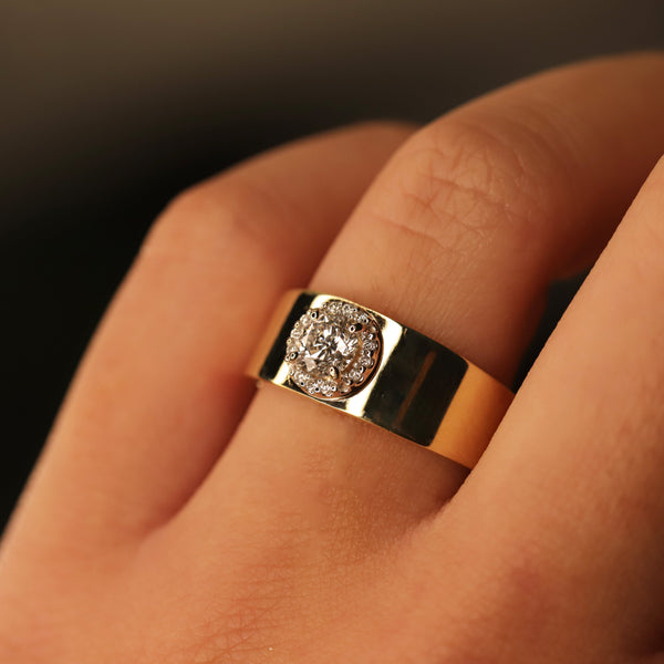 0.52ct Round Lab Grown Diamond Ring - alternate view