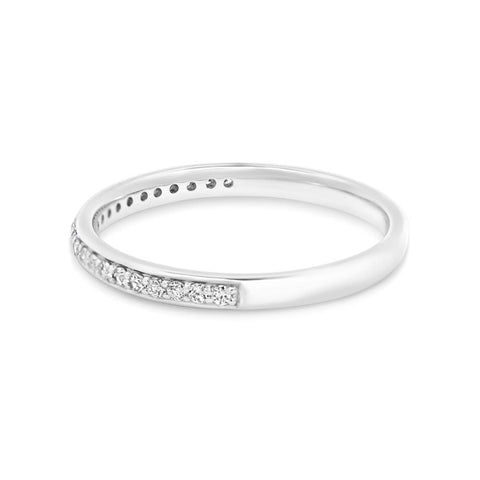 18ct White Gold Diamond Wedding Ring - alternate view