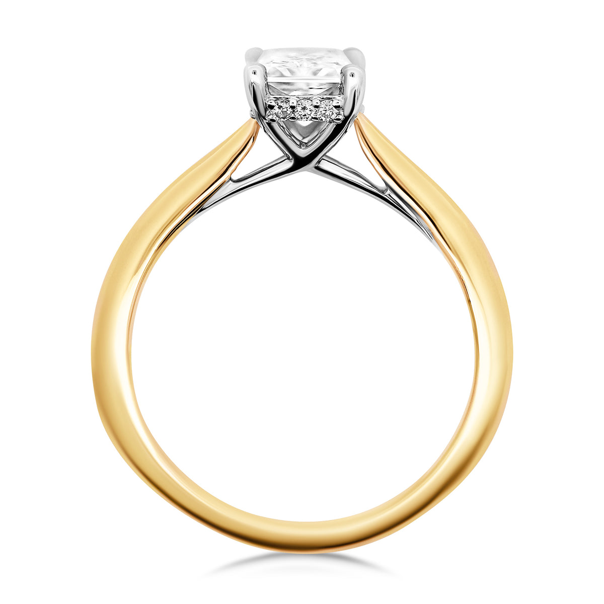 The Grace | 1.34ct Radiant Lab Grown Diamond Engagement Ring