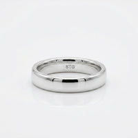 Men's Sterling Silver Plain Wedding Ring