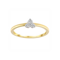 0.15ct Round Natural Diamond Ring