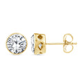 Above Love Star 1.71ct Round Lab Grown Diamond Stud Earrings