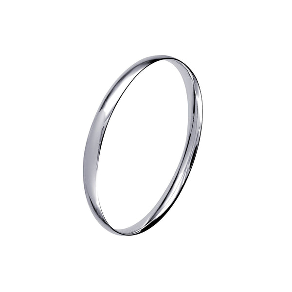 Sterling Silver 64mm Comfort Fit Bangle - alternate view