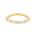 18ct Yellow Gold Marquise Wedding Ring