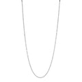 Najo Silver Curb And Mirror Link Chain