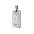 Fine Silver Aquarius Zodiac Pendant