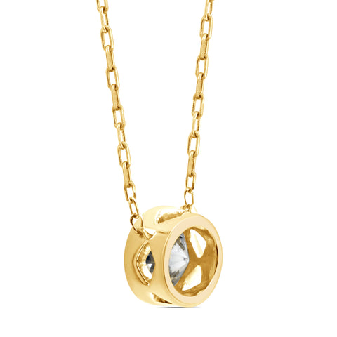 Above Love Star 1.20ct Round Lab Grown Diamond Necklace - alternate view
