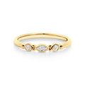 9ct Yellow Gold Lab Grown Diamond Dress Ring
