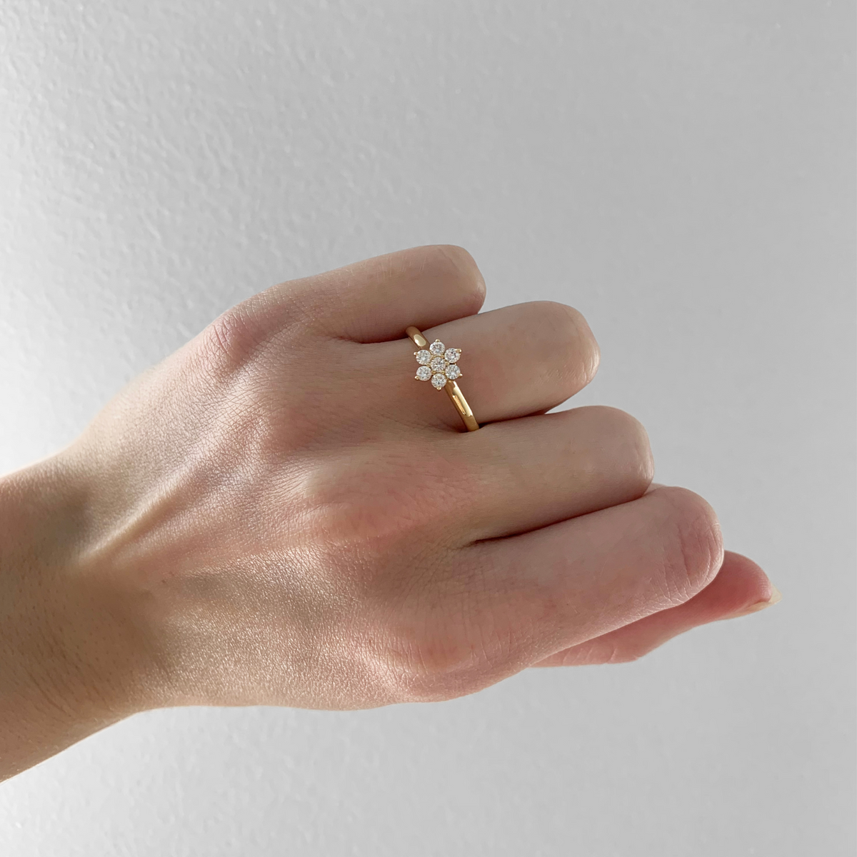 The Daisy | 0.28ct Cluster Lab Grown Diamond Engagement Ring