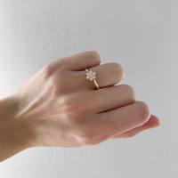 The Daisy | 0.28ct Cluster Lab Grown Diamond Engagement Ring