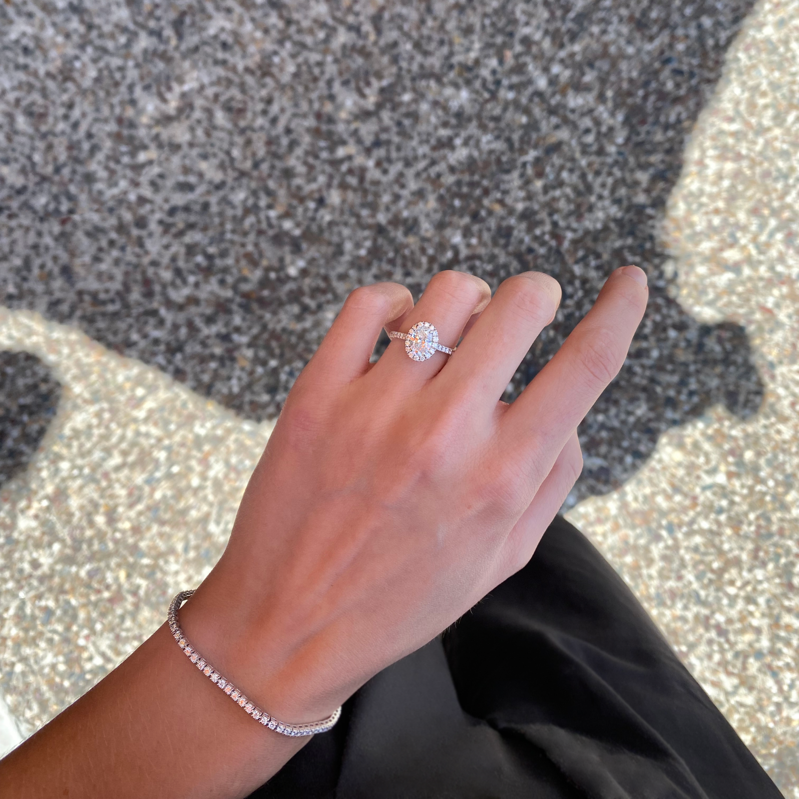 Halo white gold wedding 2025 rings